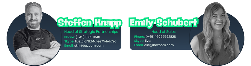 Employee cards.