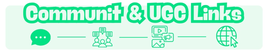  Community & UGC Links