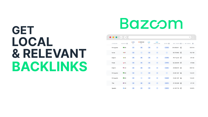 Local and relevant backlinks