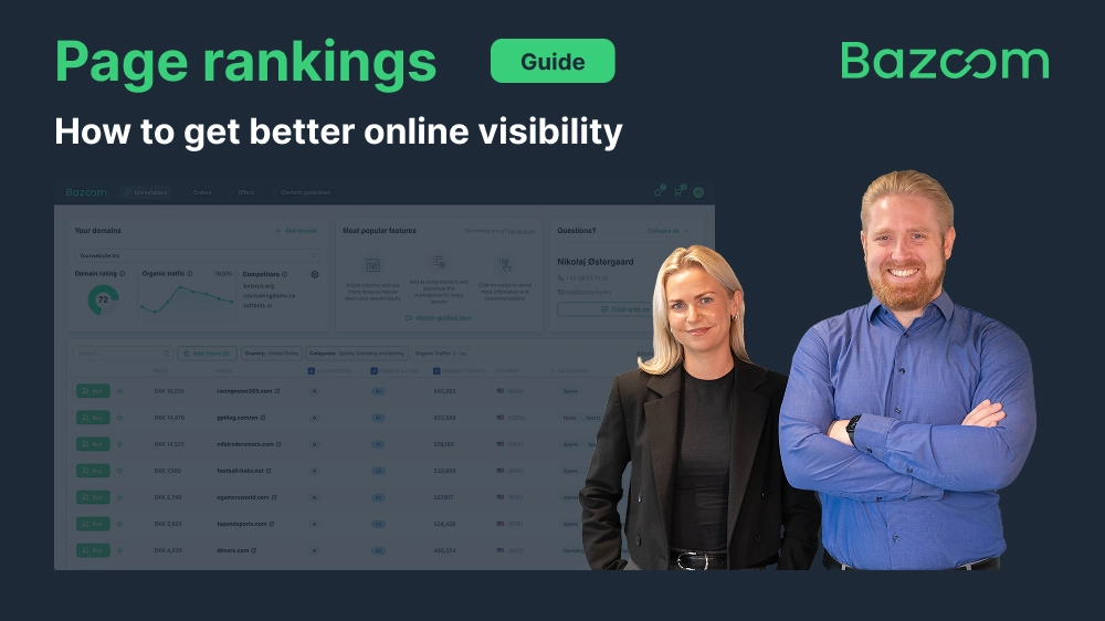 Page rankings guide