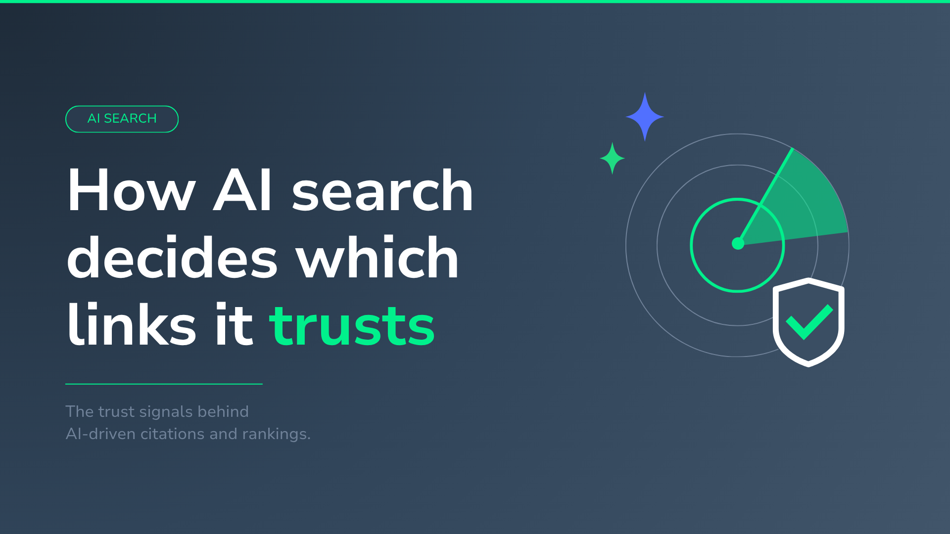 How AI Search Decides Which Links It Trusts