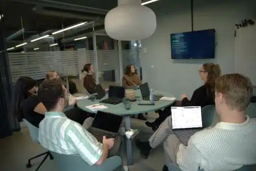 Bazoom team in the office