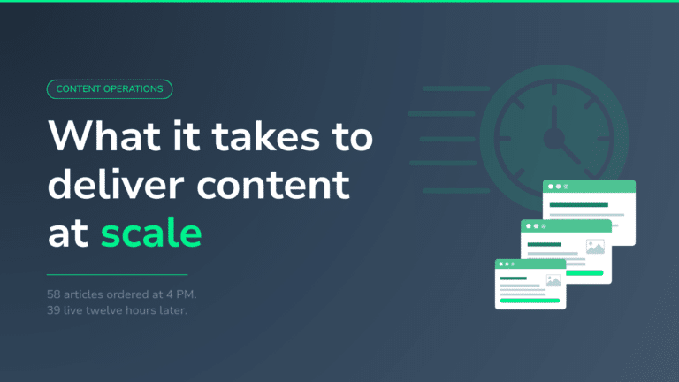 What It Takes To Deliver Content at Scale